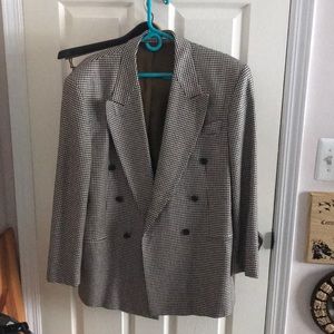 Hugo boss double breasted silk wool sport jacket